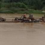 RIVER PRA GALAMSEY : 4 PERSONS ARRESTED, SEVERAL EQUIPMENTS BURNT BY TWIFO ATTI-MORKWA DISTRICT SECURITY COUNCIL